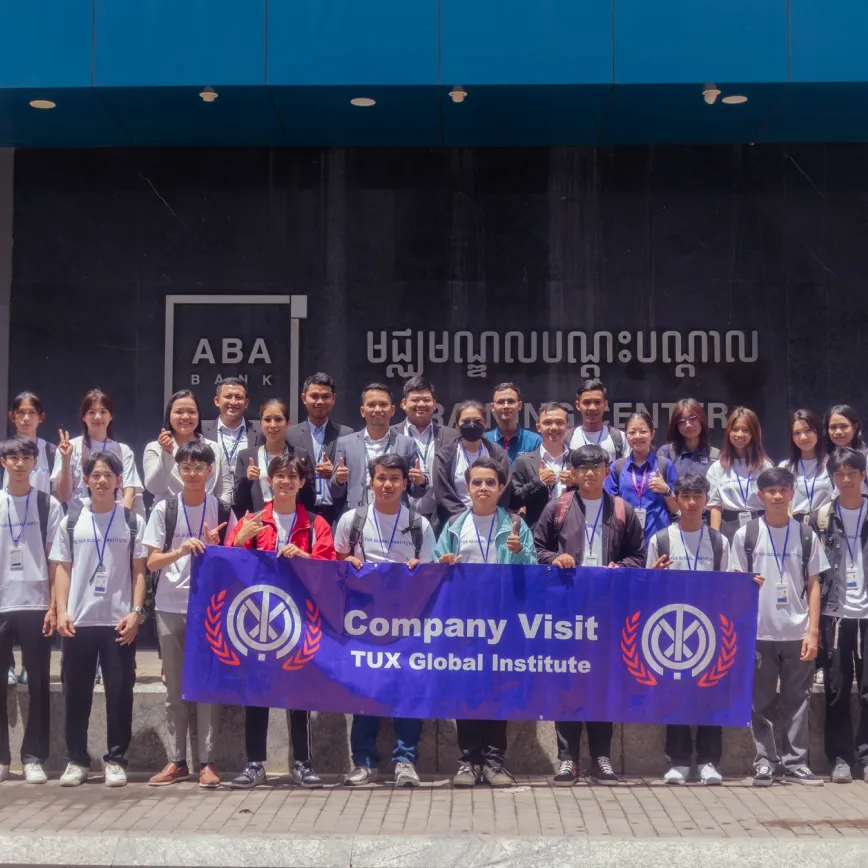 TGI student visit at ABA Bank
