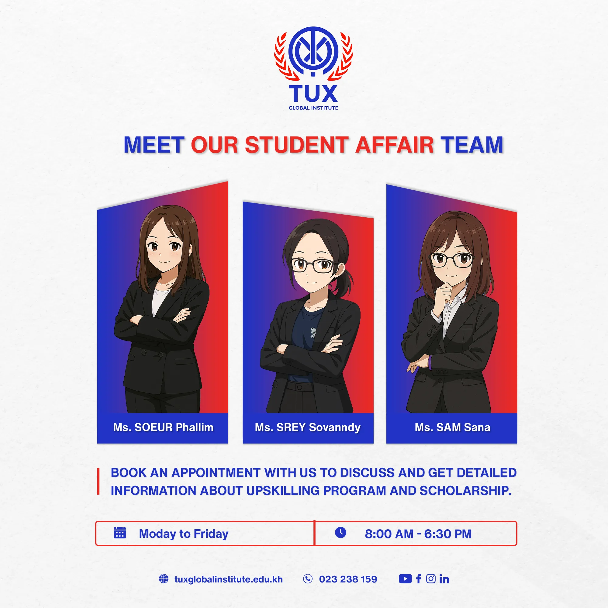 Got questions about our upskilling programs or scholarships?